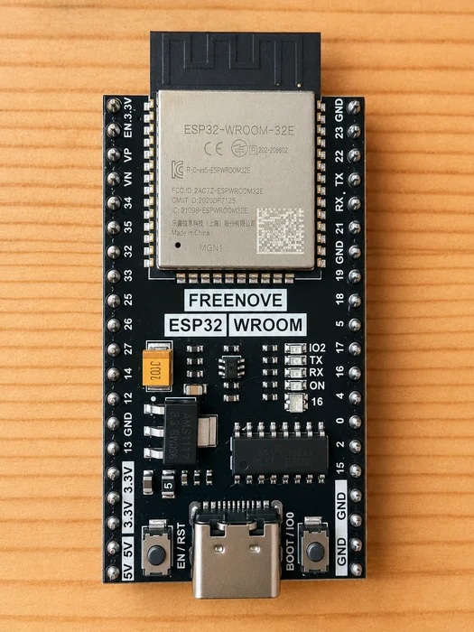 Freenove ESP32-WROOM board used for the serial bridge.